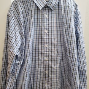 Plaid button down shirt